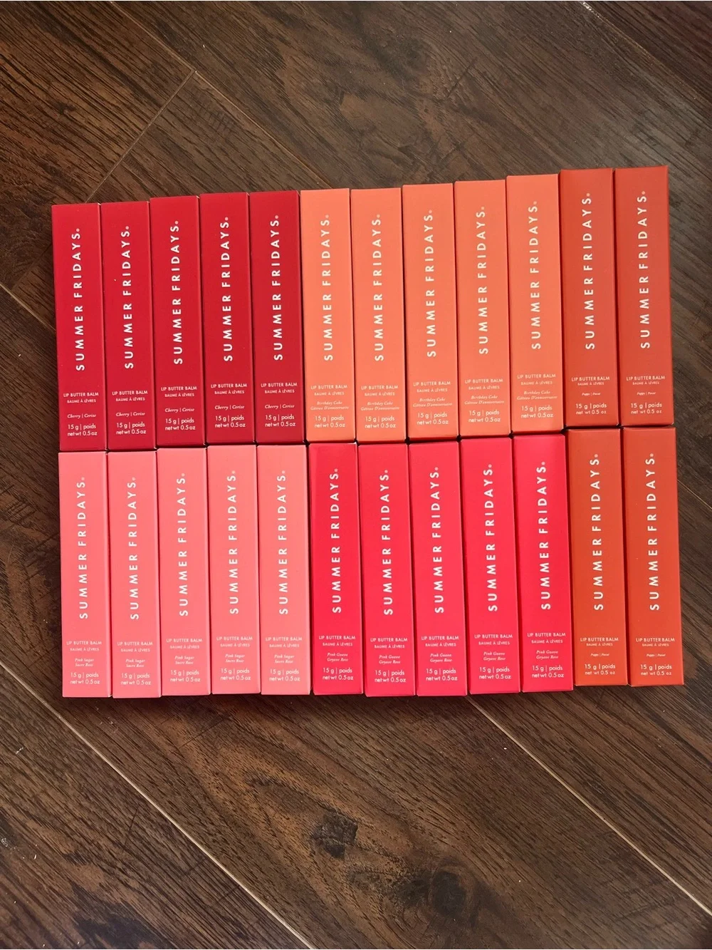 Summer Fridays Lip Butter Balm Collection — Coral, Peach & Red Tones